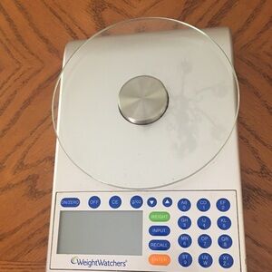 Weight Watchers Food Scale. 9volt Battery Included.